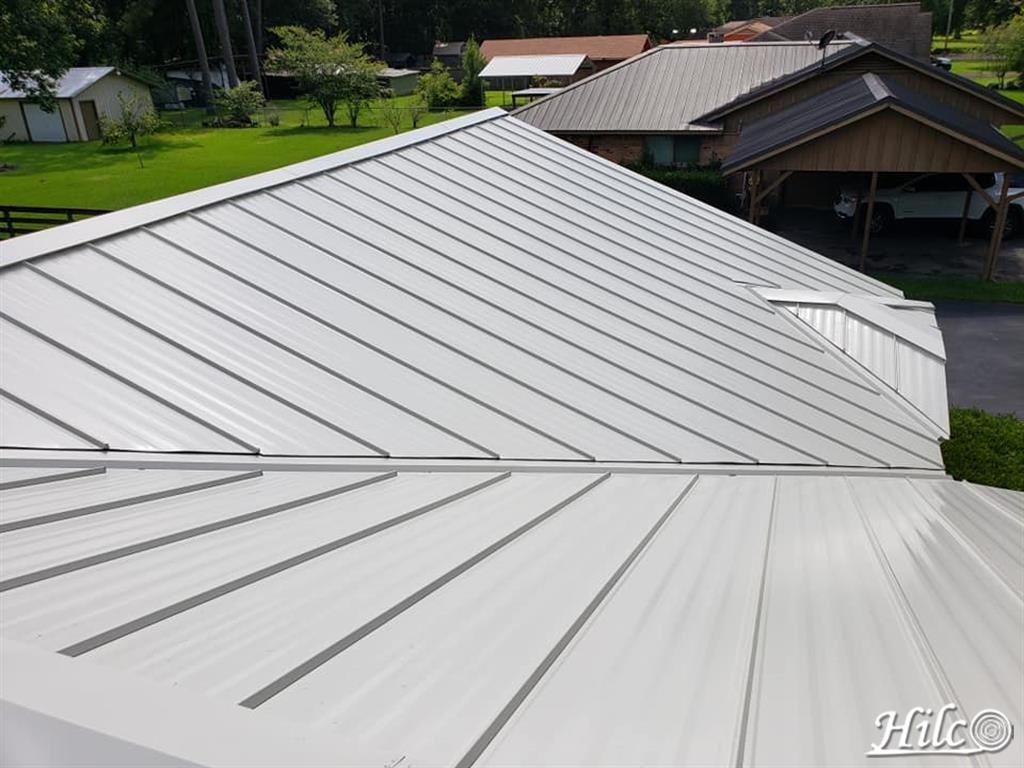 Gray Metal Roofing