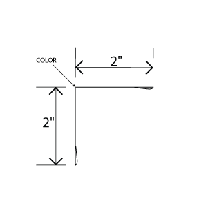 2x2 Outside Angle Trim