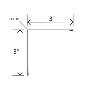 3x3 Outside Angle Trim