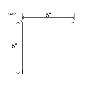 6x6 Outsie Angle Trim