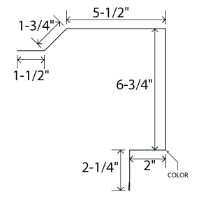 Box Rake R-Panel Trim