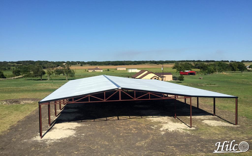 Covered Arena with Roping Chutes