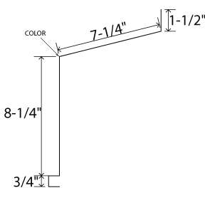 Slide Door Hood Straight Side