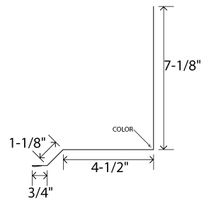 Wall Rake Transition R-Panel